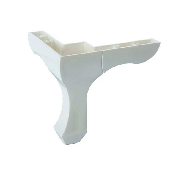 LK0128 4 Adet Plastik Lükens Mobilya Ayağı, 3 mm Lüks Sağlam - 2
