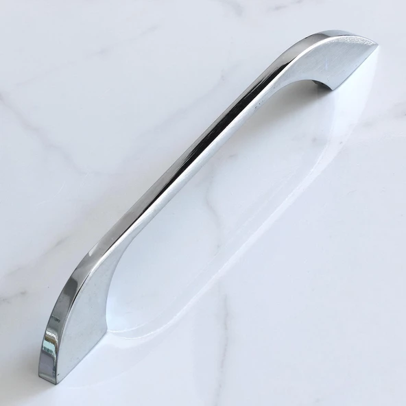 Ezgi Metal Krom Kulp 160 mm 16 cm Mobilya Çekmece Mutfak Dolabı Dolap Kulpları Kapak Kulpu Kulbu - 7