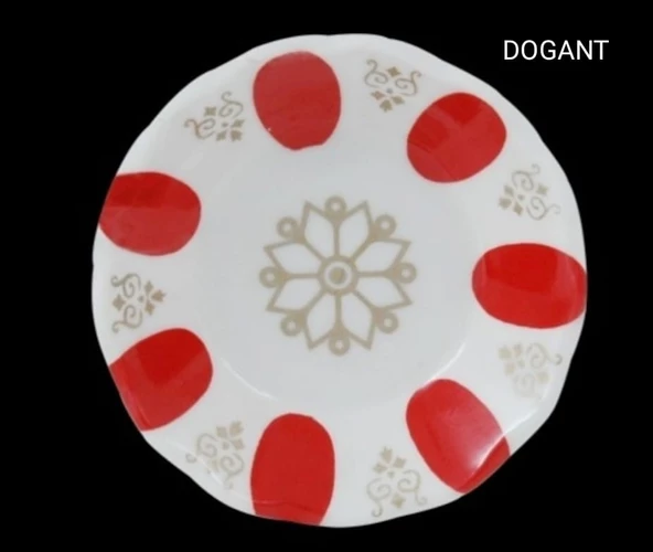 Dogant 12 Adet Melamin Kahvehane Lokanta Çay Tabağı - 2