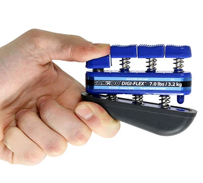CanDo® Digi-Flex® Hand Exerciser - Blue, Heavy - Finger (7.0 lb) / hand (23.0 lb)10-0743 - 2