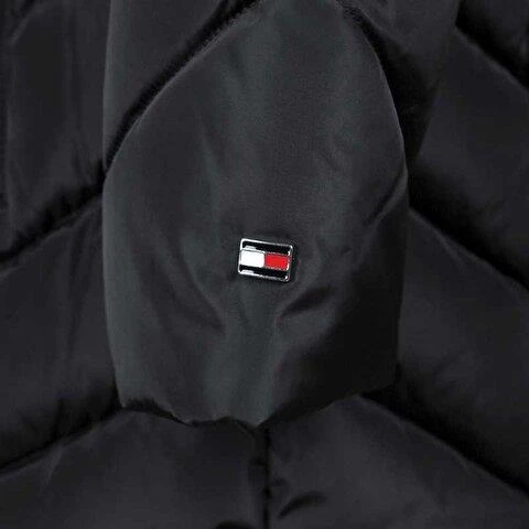 Tommy Hilfiger Kadın Mont Siyah TW2MP186-BLK - 4