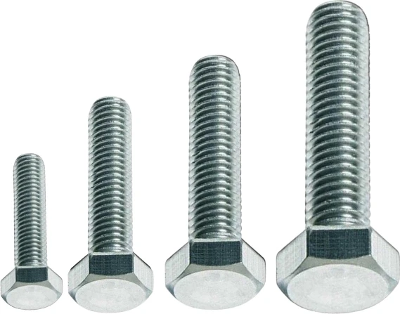 Akdeniz DIN933 M10*40 Mm Galv. Kaplamalı Cıvata 500 Adet