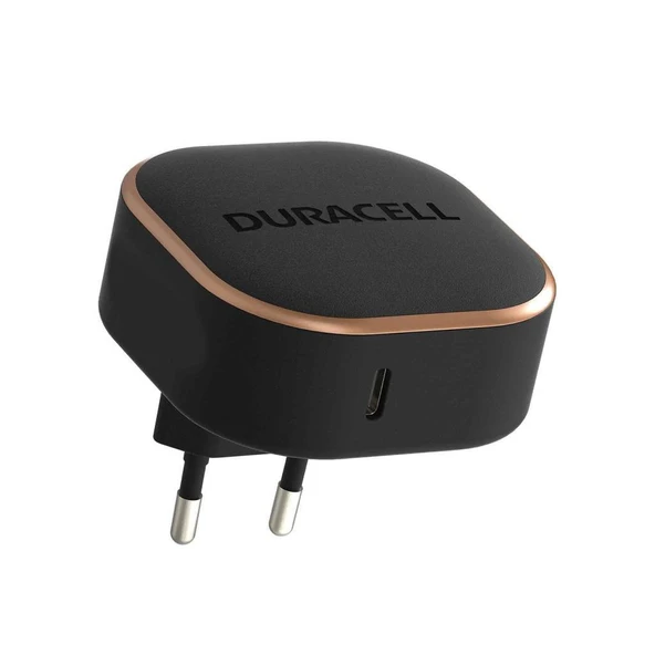Duracell 20W PD Şarj Başlığı 1xUSB-C - Siyah - 2