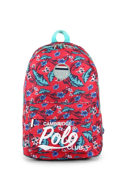 Cambridge Polo Club Island Roamer İki Bölmeli Unisex Sırt Çantası Kırmızı / CPO4022.003