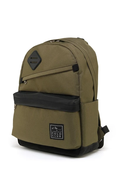 Cambridge Polo Club Creative 3 Bölmeli Unisex Okul Çantası Yeşil / CPC3011.032 - Resim 2