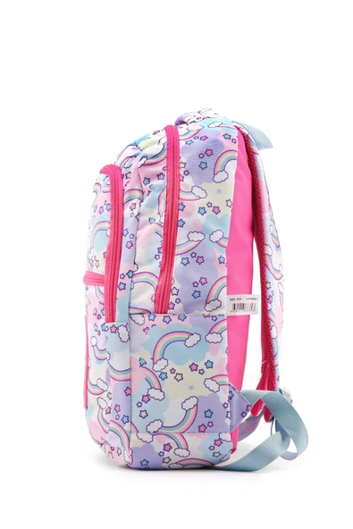 Cambridge Polo Club Rainbow Tek Ana Bölmeli Kız Çocuk İlkokul Sırt Çantası / CPO4049 - Resim 3
