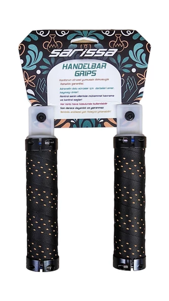 SARİSSA Jelli Elcik Destekli Yapı Kolay Kavrama Kaymaz Bisiklet Elciği Turuncu - 2