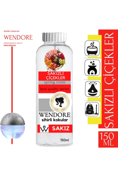 Wendore Sihirli Kokular Geniş Alan Koku Makinesi Parfüm Sakız 150 ml Tüm Makinelere Uyumlu