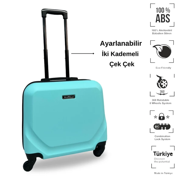 ANHELO Traveller ABS Hostes-Pilot Boy Valiz - 10