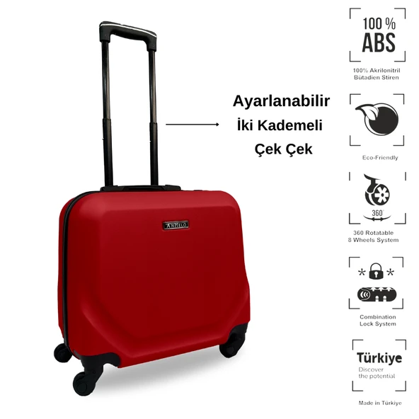 ANHELO Traveller ABS Hostes-Pilot Boy Valiz - 12