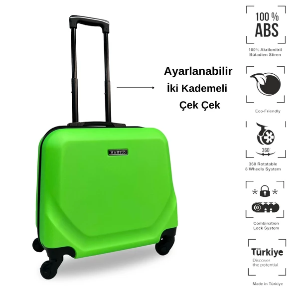 ANHELO Traveller ABS Hostes-Pilot Boy Valiz - 11