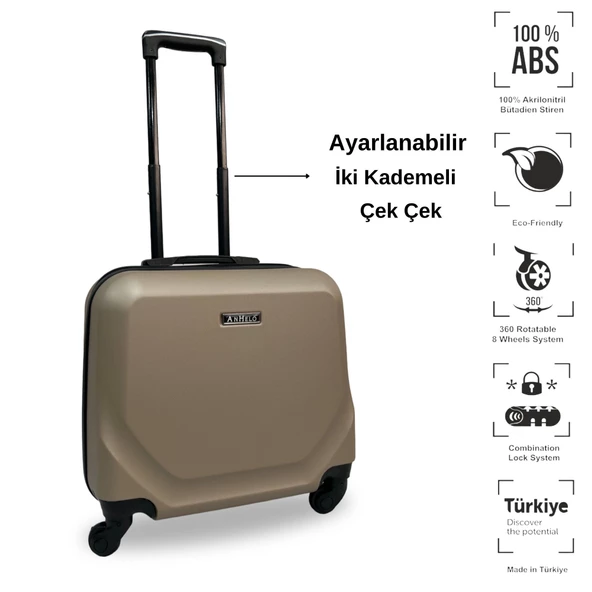 ANHELO Traveller ABS Hostes-Pilot Boy Valiz - 8