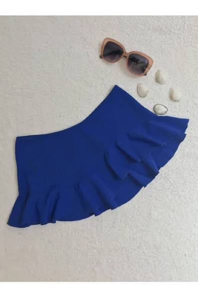 Dagi Volanlı Mini Plaj Eteği - Resim 6