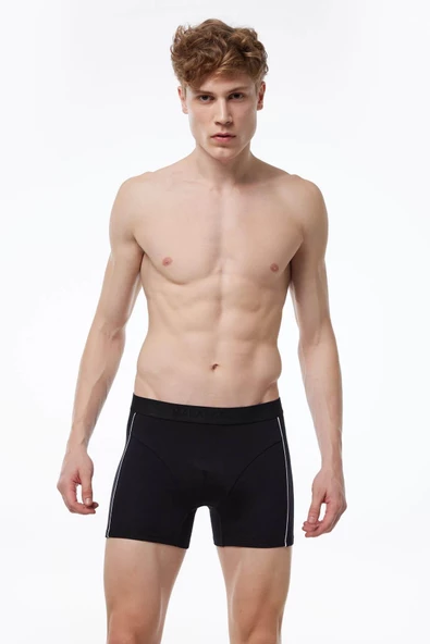 Malabadi 017 Erkek Biyeli Modal Boxer - Resim 10