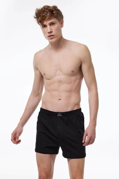 Malabadi 024 Erkek Geniş Kalıp %100 Pamuk Boxer - 4