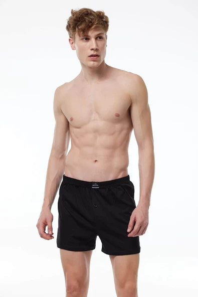 Malabadi 024 Erkek Geniş Kalıp %100 Pamuk Boxer - 2