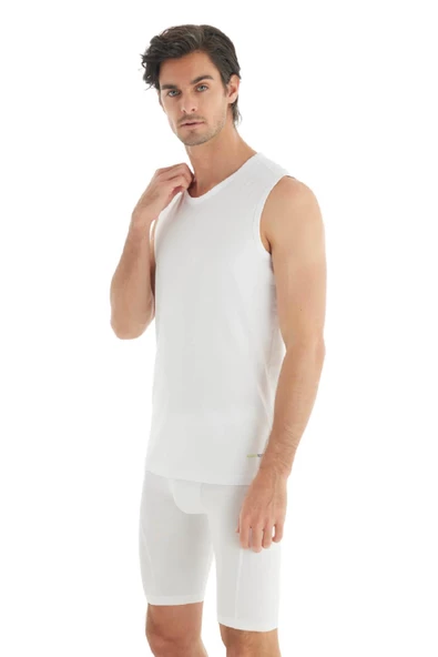 Blackspade 9234 Erkek Sıfır Kol Sıfır Yaka Tender Cotton T-Shirt & Atlet - 7