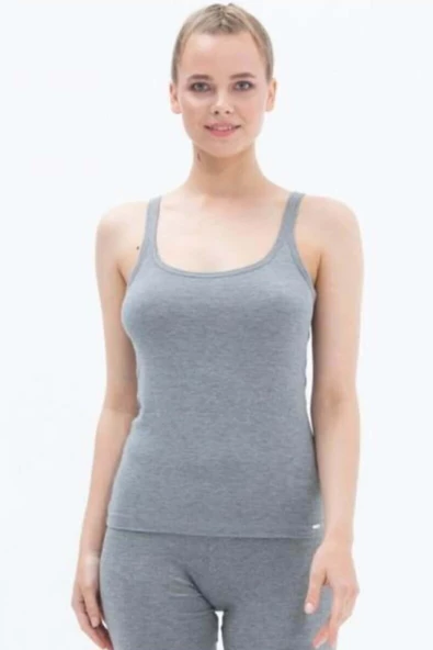 Blackspade 1624 Silver %94 Modal Kadın Kalın Askılı Atlet - Resim 12