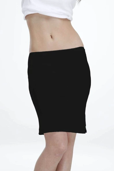 İmer 5004 Kadın Modal Diz Üstü ( Orta Boy ) Jüpon - Resim 3