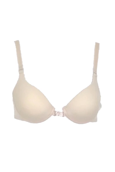 Bella Donna 11015 Boş Cup Önden Klips li Balenli Sütyen - Resim 3