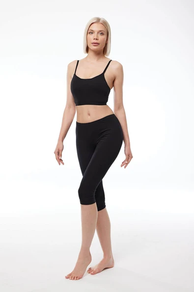 Malabadi 184 Kadın Modal Kapri Tayt - 5