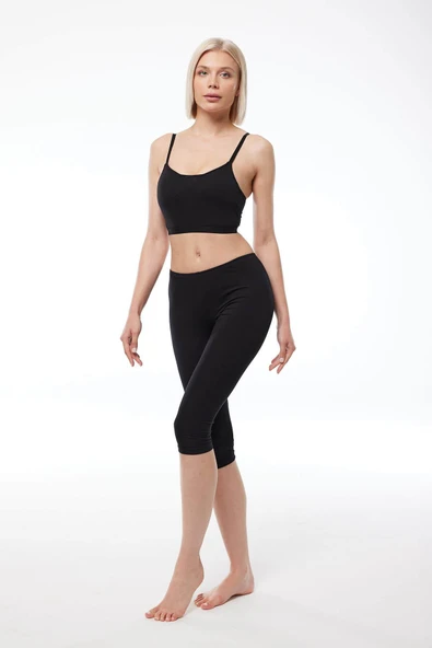 Malabadi 184 Kadın Modal Kapri Tayt - 11