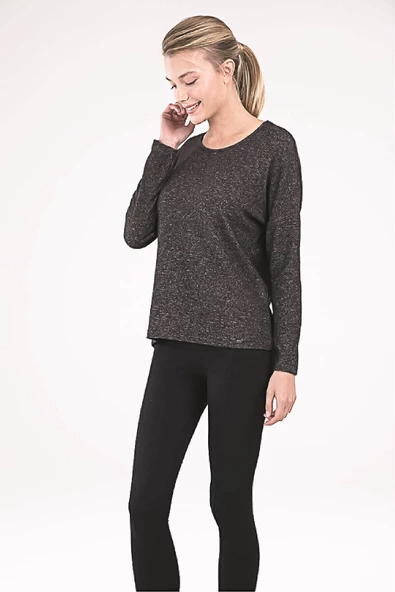 Blackspade 50101 Kadın Kışlık Uzun Kol Sweatshirt - Grimelanj - Resim 7