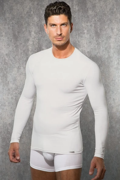 Doreanse 2965 Erkek Çift Etkili Ekstra Viloft Yuvarlak Yaka Termal İçlik Sweatshirt - 11