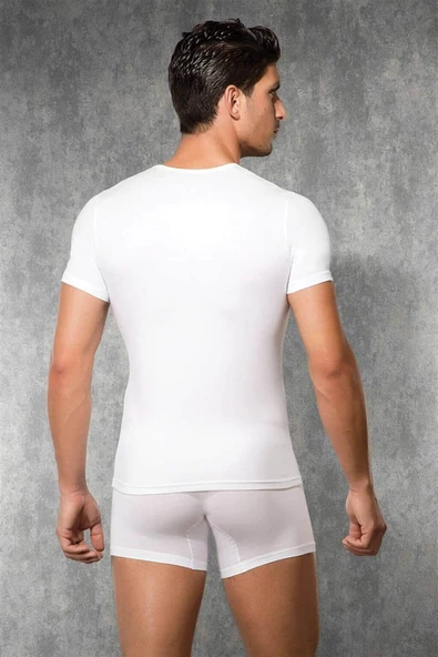Doreanse 2885 Erkek Çift Etkili Ekstra Viloft Termal V Yaka İçlik T-shirt - 8