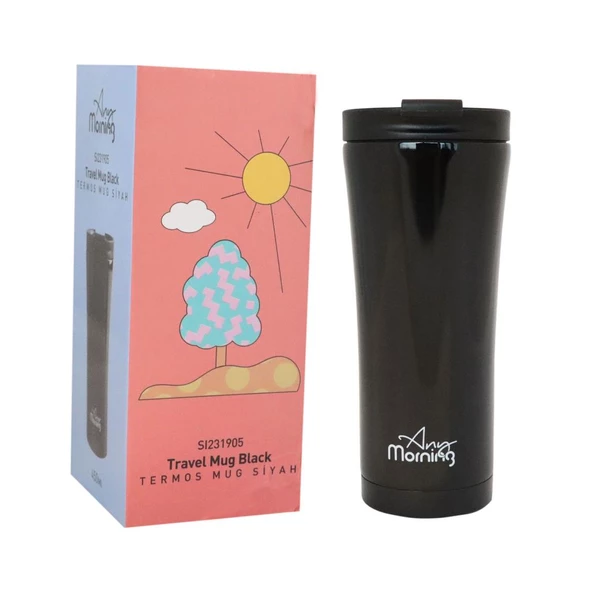 Any Morning Sı231905 Termos Mug Siyah 450 Ml - 8