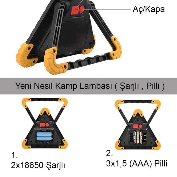Profesyonel Kamp - Araba Lambası Bm-610 - 2