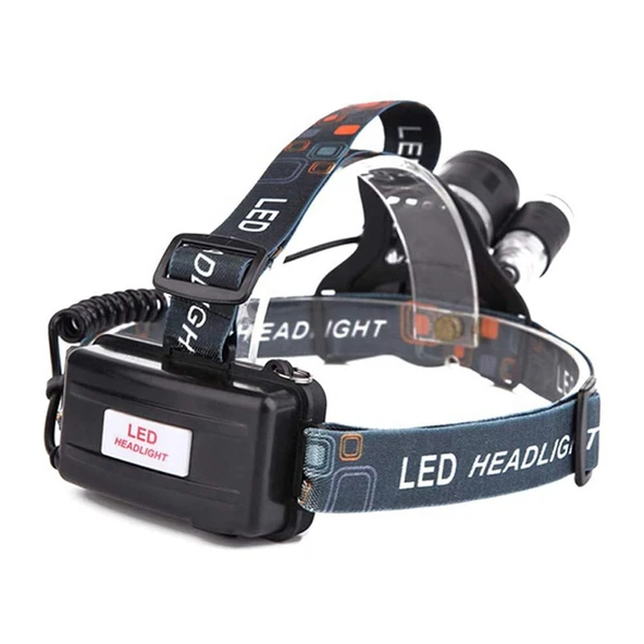 3 Başlıklı Şarjlı  Kafa Feneri  Wt-256 - Resim 2