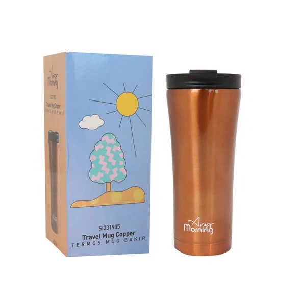 Any Morning SI231905 Termos Mug Bakır 450 ml - 8
