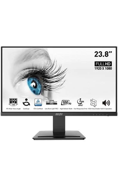 23.8 Pro Mp243x 1920x1080 (FHD) Flat Ips 100hz 1ms Antı-glare Monıtor