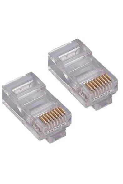 Cat6 Sp-u100 Rj45 100lü Paket Plastik Konnektör