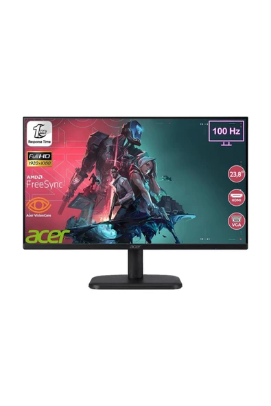 23.8" EK241YE 1ms 100Hz IPS VGA HDMI Vesa UM.QE1EE.E03 Monitör