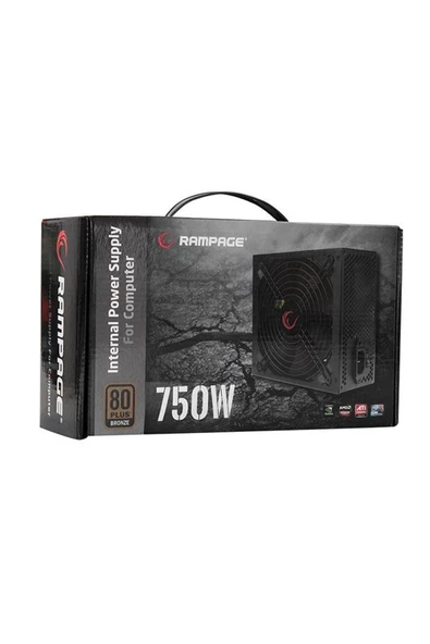 Rampage Rmp-750-80pb 750w 14cm Siyah Fan 80 Plus Bronze Aktif Pfc Power Supply - Resim 6