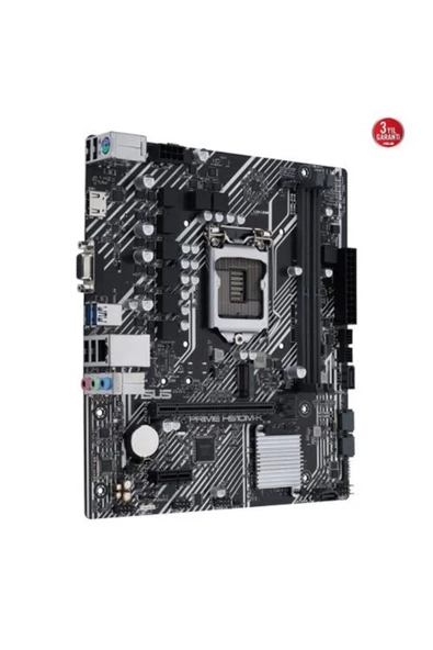 ASUS Prime H510M-K Inte LGA1200 11.Nesil 64GB DDR4 3200MHz Vga-Hdmi M2 microATX Anakart - 3