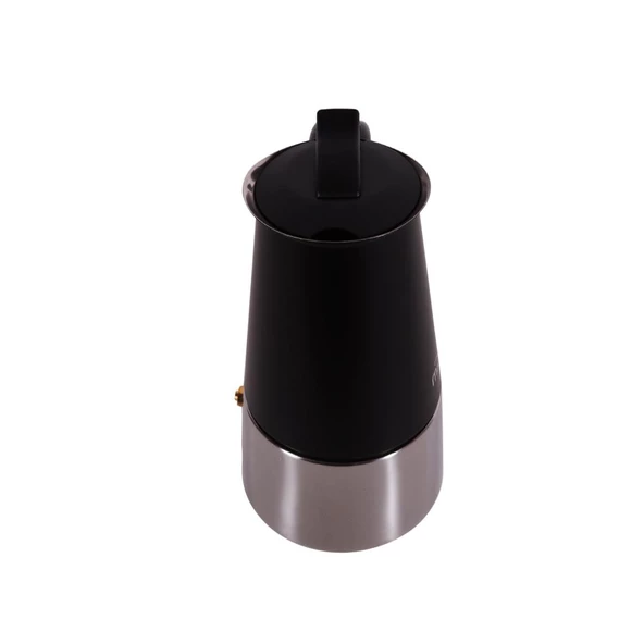 Any Morning FE001-6 Espresso Kahve Makinesi Paslanmaz Çelik İndüksiyonlu Moka Pot 300 Ml Siyah - 5