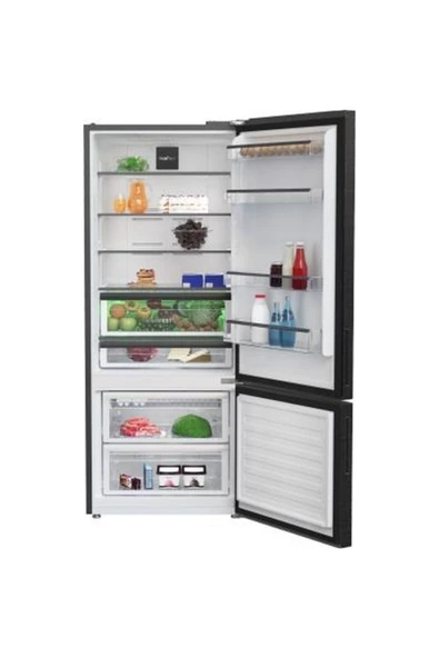 674580 Edı E Enerji Kombi No Frost 2 Kapaklı Dark Inox Buzdolabı - 3