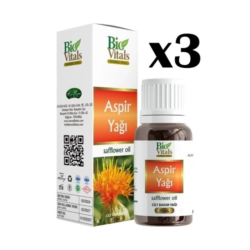 Biovitals Aspir Yağı 20 ml x 3 Adet