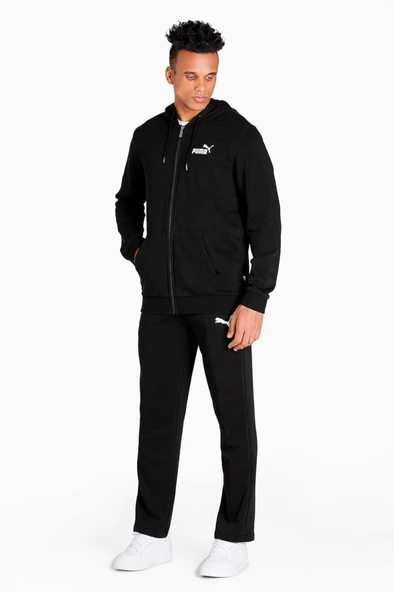 Puma ESS Logo Pants 586720 51 Erkek Eşofman Altı Siyah S-XXL - 3