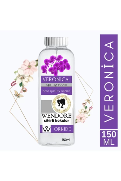 Wendore Sihirli Kokular Küre & Tüm Mak. Uyumlu Geniş Alan Koku Mak. Parfüm Solüsyonu Veronica 150ml