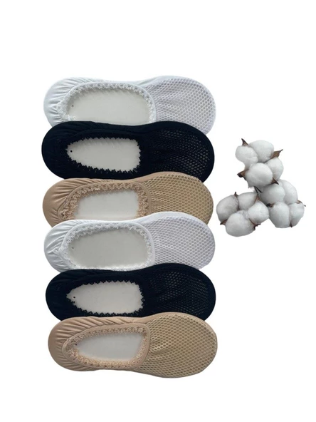 Kadın Fileli Babet Çorap - SLYT