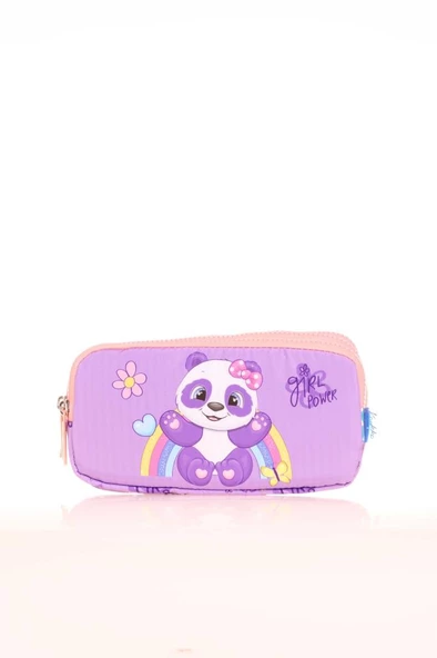 Kaukko Kalem Çantası Kıds 3 Bölmeli Toys Panda - 2
