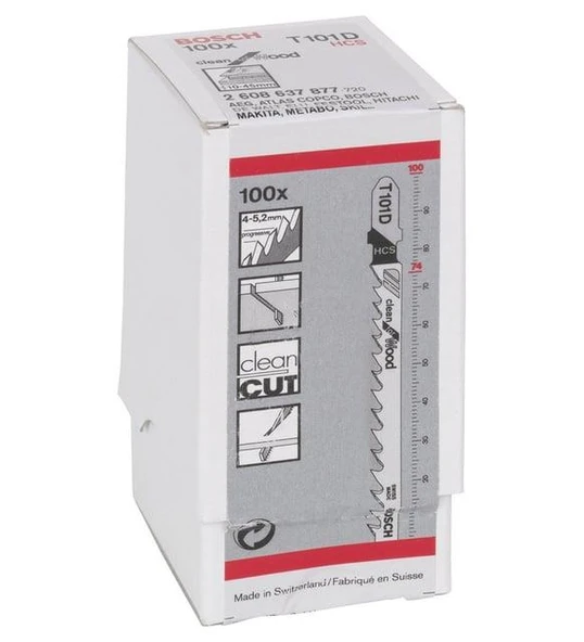 DEKUPAJ BIÇAĞI - T 101 D CLEAN FOR WOOD 100'LÜ - 1