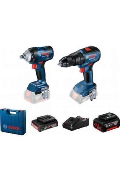 Bosch Gds 18 V-400+gsb 18v-50 1x2.0ah-1x5.0ah