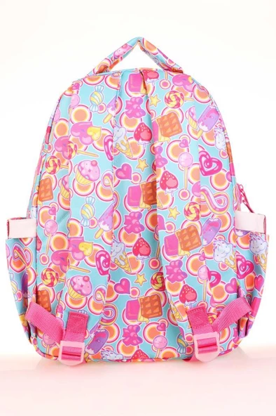 Kaukko Kids Sırt Çantası Aynalı Nakışlı Sweet L5139 - 6