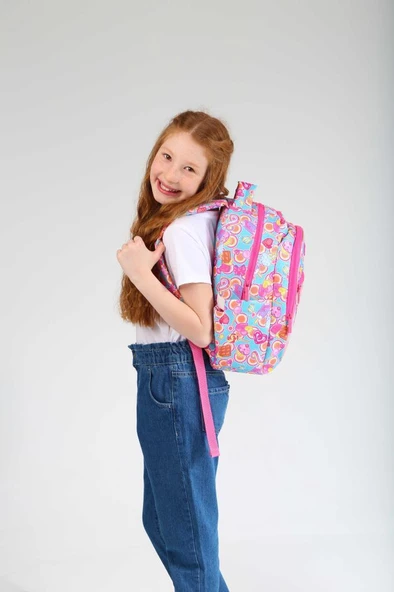 Kaukko Kids Sırt Çantası Aynalı Nakışlı Sweet L5139 - 3