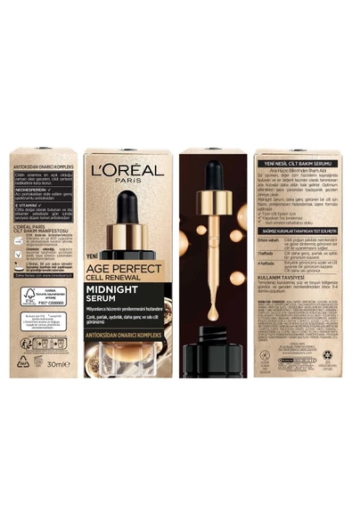 L’oreal Paris Age Perfect Midnight Gece Serumu 30 Ml ürün görseli 1